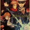 Anime Jujutsu Kaisen Posters Kraft Paper Vintage Poster Wall Art Painting Study Home Living Room Decoration - Anime Posters Shop