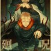 Anime Jujutsu Kaisen Posters Kraft Paper Vintage Poster Wall Art Painting Study Home Living Room Decoration 38 - Anime Posters Shop