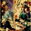 Anime My Hero Academia Retro Poster Manga Katsuki Bakugo Kraft Paper Prints Vintage Room Home Decor 1 - Anime Posters Shop