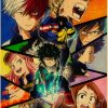 Anime My Hero Academia Retro Poster Manga Katsuki Bakugo Kraft Paper Prints Vintage Room Home Decor 2 - Anime Posters Shop
