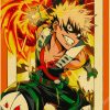 Anime My Hero Academia Retro Poster Manga Katsuki Bakugo Kraft Paper Prints Vintage Room Home Decor 22 - Anime Posters Shop