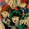 Anime My Hero Academia Retro Poster Manga Katsuki Bakugo Kraft Paper Prints Vintage Room Home Decor 35 - Anime Posters Shop