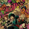 Anime My Hero Academia Retro Poster Manga Katsuki Bakugo Kraft Paper Prints Vintage Room Home Decor 36 - Anime Posters Shop