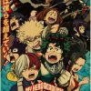 Anime My Hero Academia Retro Poster Manga Katsuki Bakugo Kraft Paper Prints Vintage Room Home Decor 49 - Anime Posters Shop