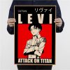 Attack On Titan Levil Ackerman Classic Movie Posters Decoracion Painting Wall Art Kraft Paper Home Decor - Anime Posters Shop