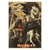 Death Note Retro Kraft Paper Poster of Classic Japan Anime Series Art Cartoon Painting Sticker for 4 - Anime Posters Shop