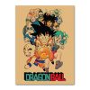 New Anime Retro Dragon Ball Paper Poster Cartoon Son Goku Vegeta IV Frieza Kuririn BedroomDecoration Painting - Anime Posters Shop