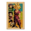 New Anime Retro Dragon Ball Paper Poster Cartoon Son Goku Vegeta IV Frieza Kuririn BedroomDecoration Painting 15 - Anime Posters Shop