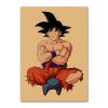 New Anime Retro Dragon Ball Paper Poster Cartoon Son Goku Vegeta IV Frieza Kuririn BedroomDecoration Painting 28 - Anime Posters Shop