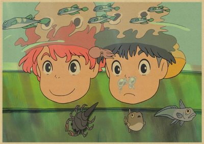 New Collection Vintage Ponyo Sosuke Poster